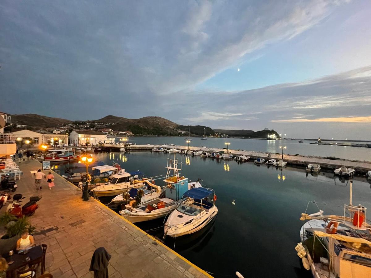 «Αγναντιο L» Δωμάτιο Με Μοναδική Θέα! Myrina Luaran gambar